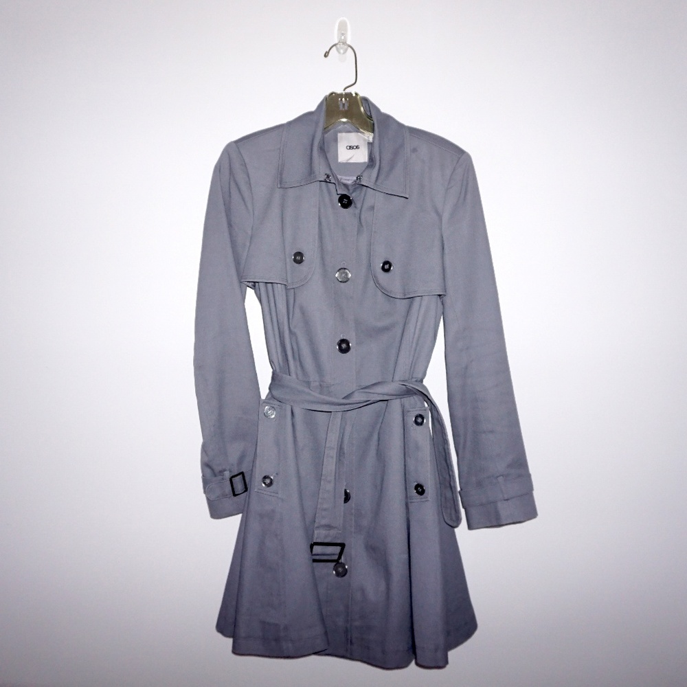 ASOS Grey Trench Coat